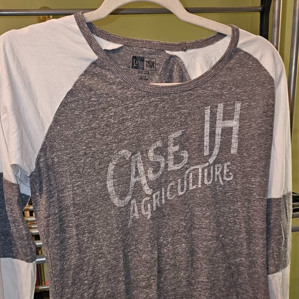 Women's Case IH Baseball 3/4 sleeve tee